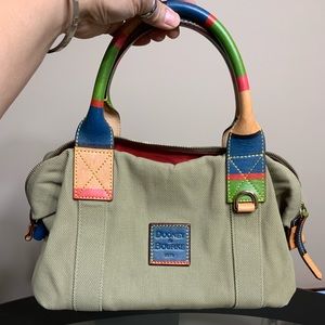 “SOLD”Dooney and bourke satchel with multicolor